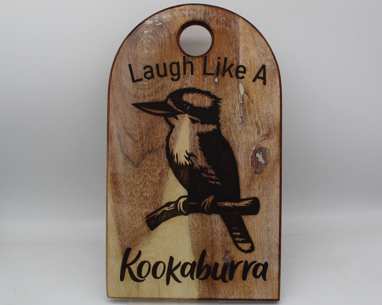 Arch Shaped Kookaburra Chopping Board