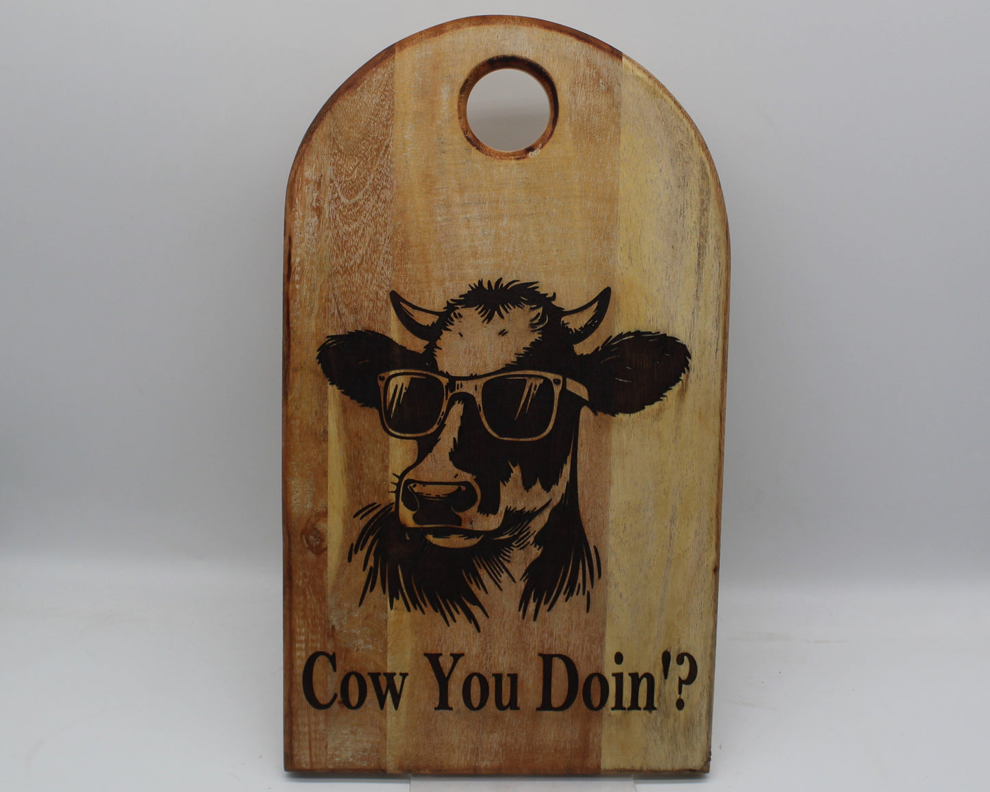 Arch Shaped Cow - Cow You Doin' Chopping Board