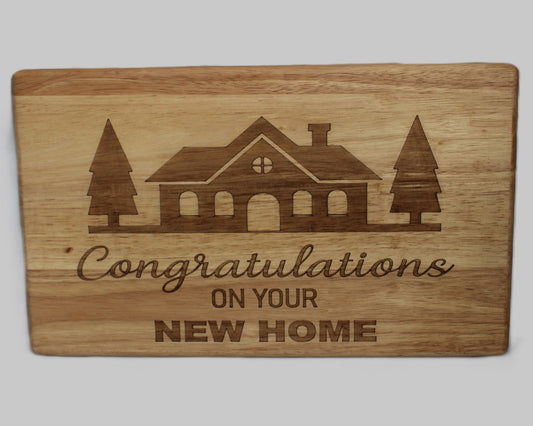 Home - Congratulations On Your New Home Serving Board