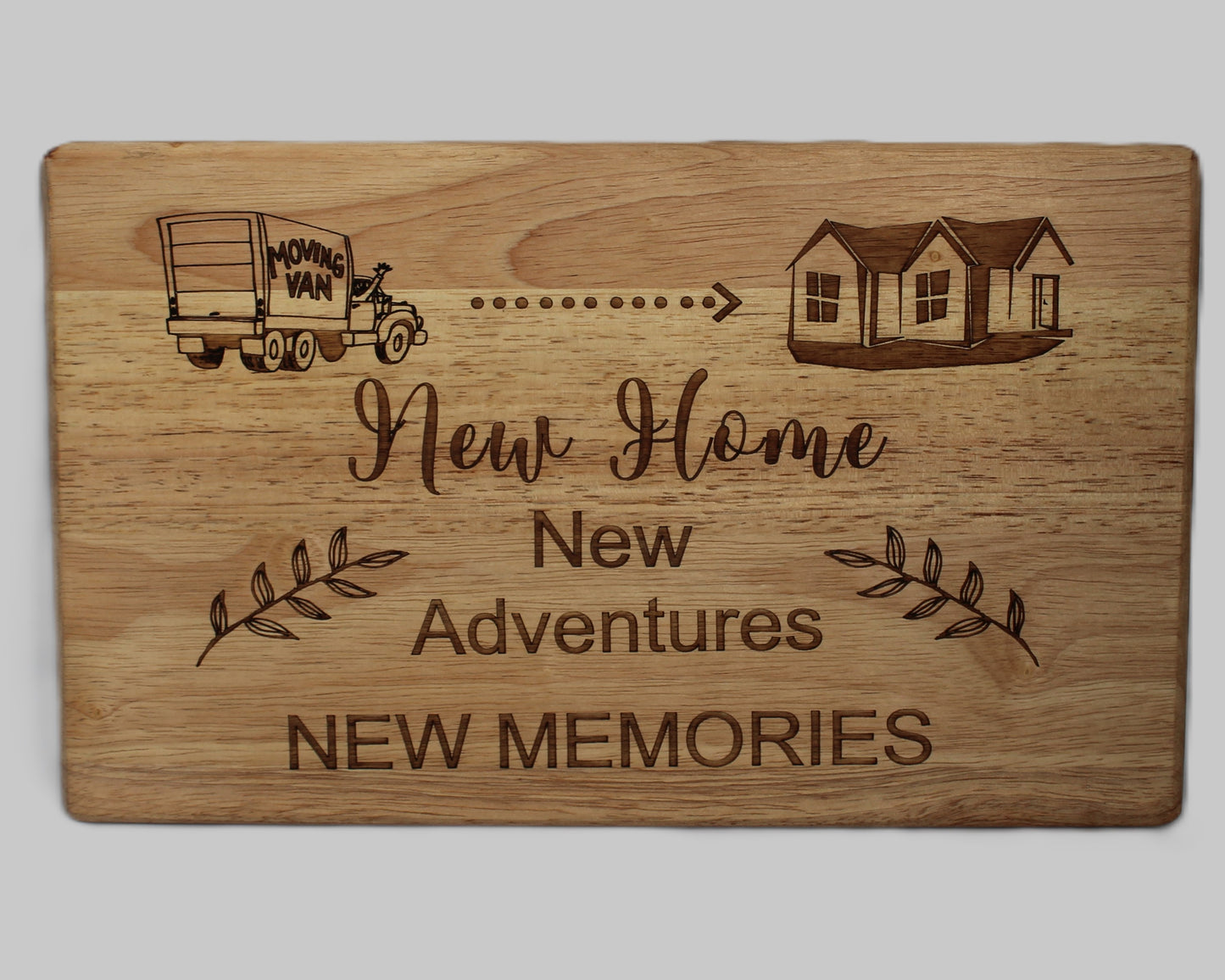 Home - New Home New Adventures Serving Board