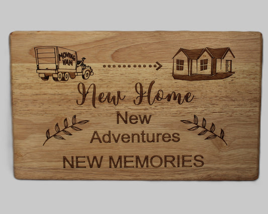 Home - New Home New Adventures Serving Board