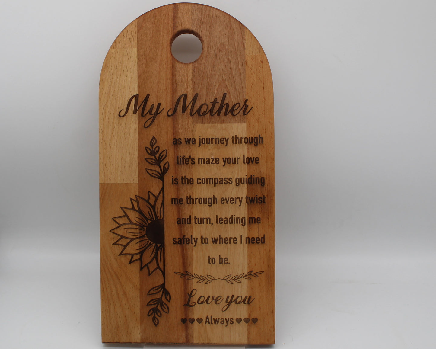 Arch Shaped Mother Serving Board