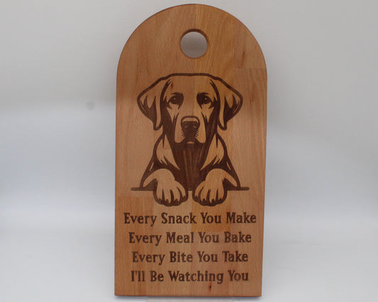 Arch Shaped Every Snack Serving Board - Labrador