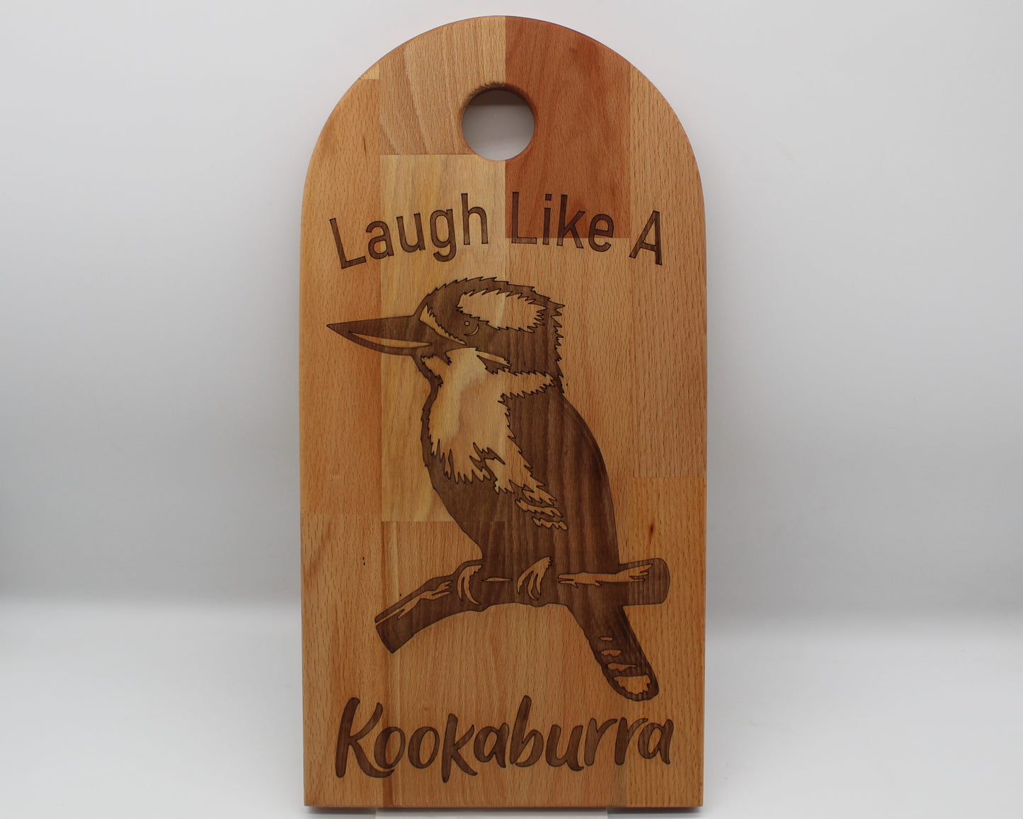 Arch Shaped Kookaburra Serving Board