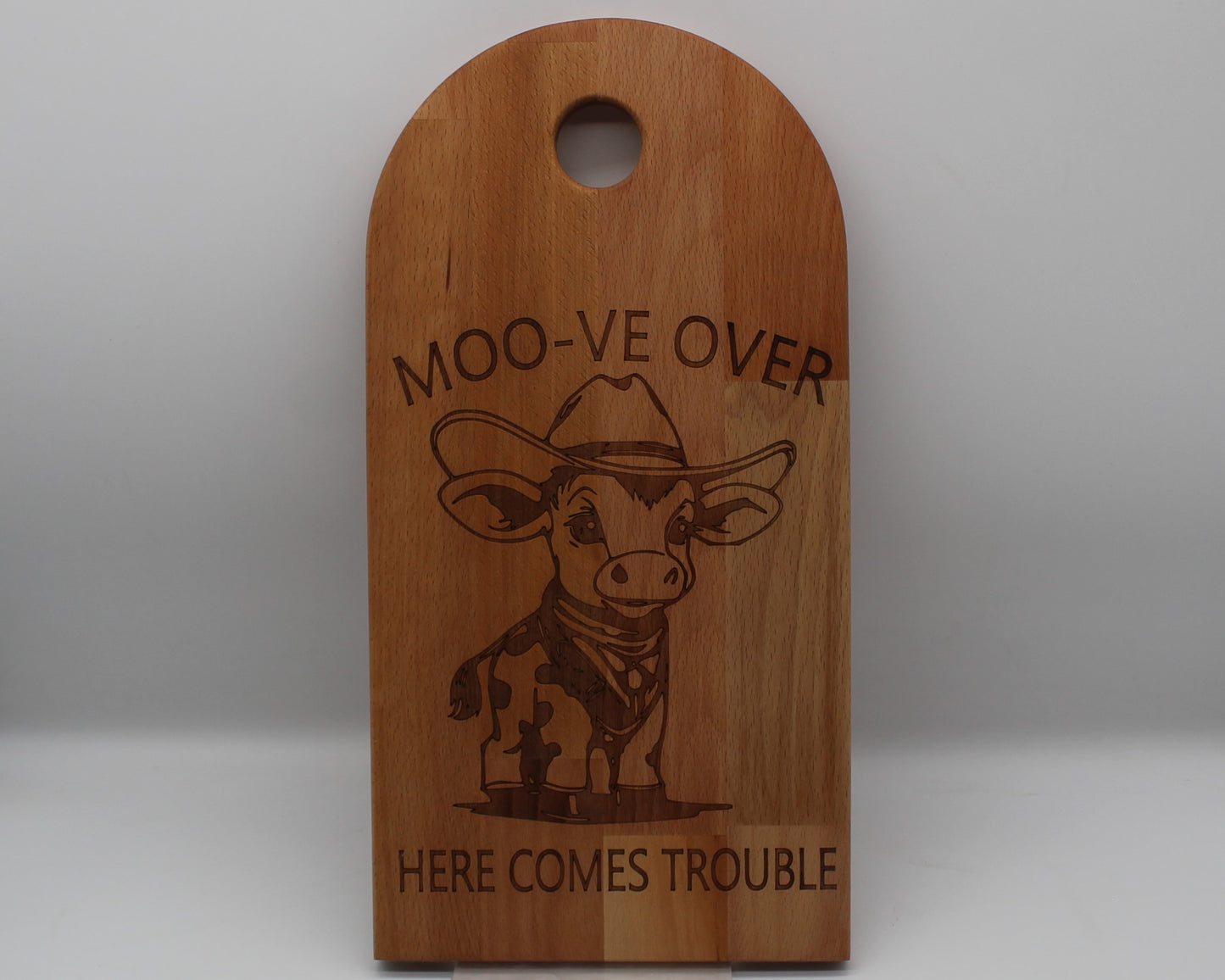 Arch Shaped Cow - Moo-ve Over Serving Board