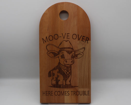 Arch Shaped Cow - Moo-ve Over Serving Board