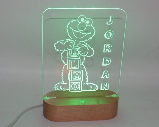 Elmo Personalised Night LIght