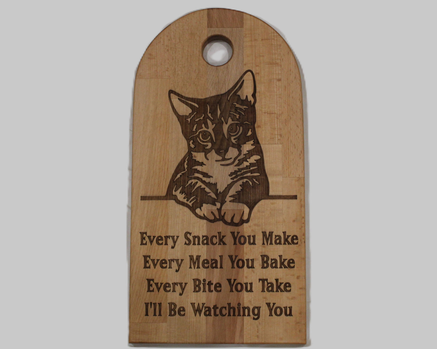 Arch Shaped Every Snack Serving Board - Cat