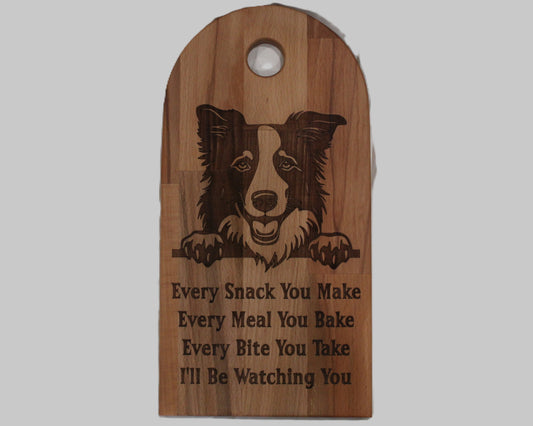 Arch Shaped Every Snack Serving Board - Collie 2