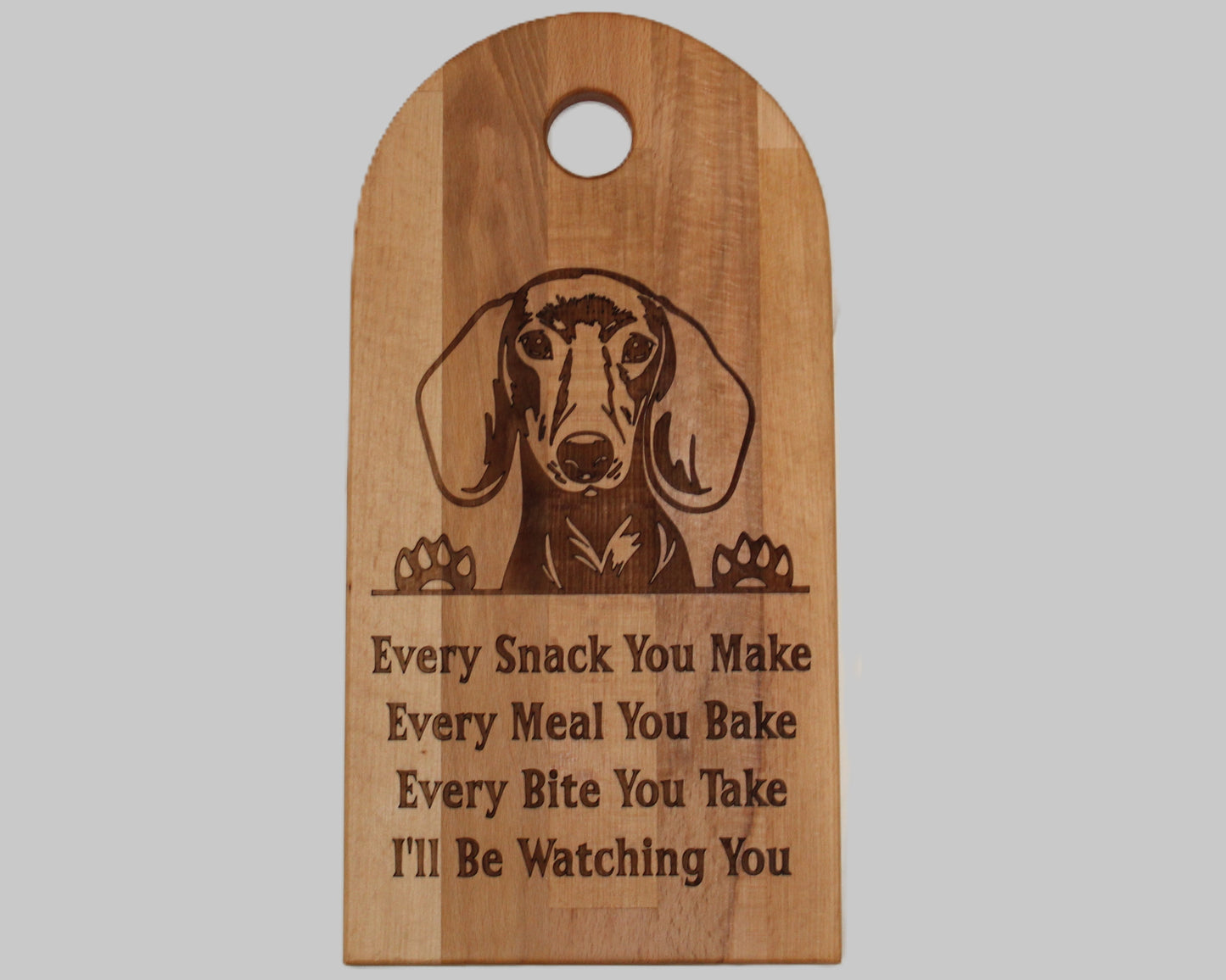 Arch Shaped Every Snack Serving Board - Dachshund