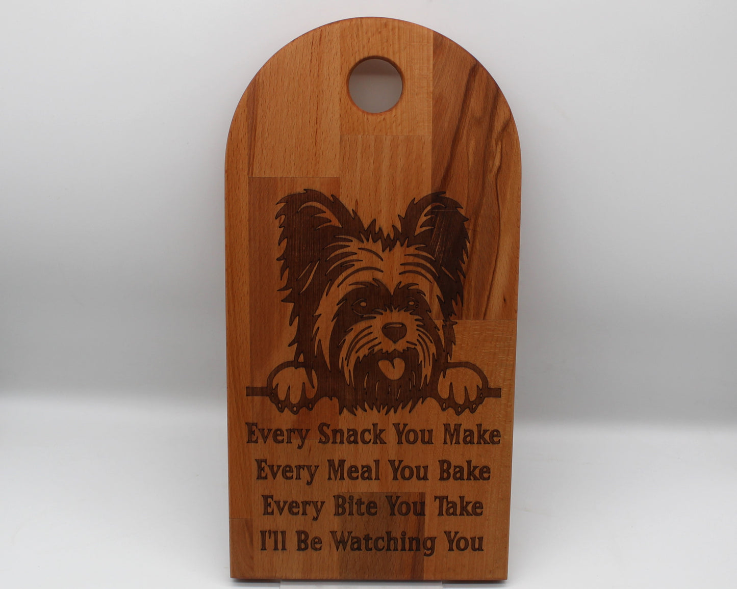 Arch Shaped Every Snack Serving Board - Yorkshire Terrier