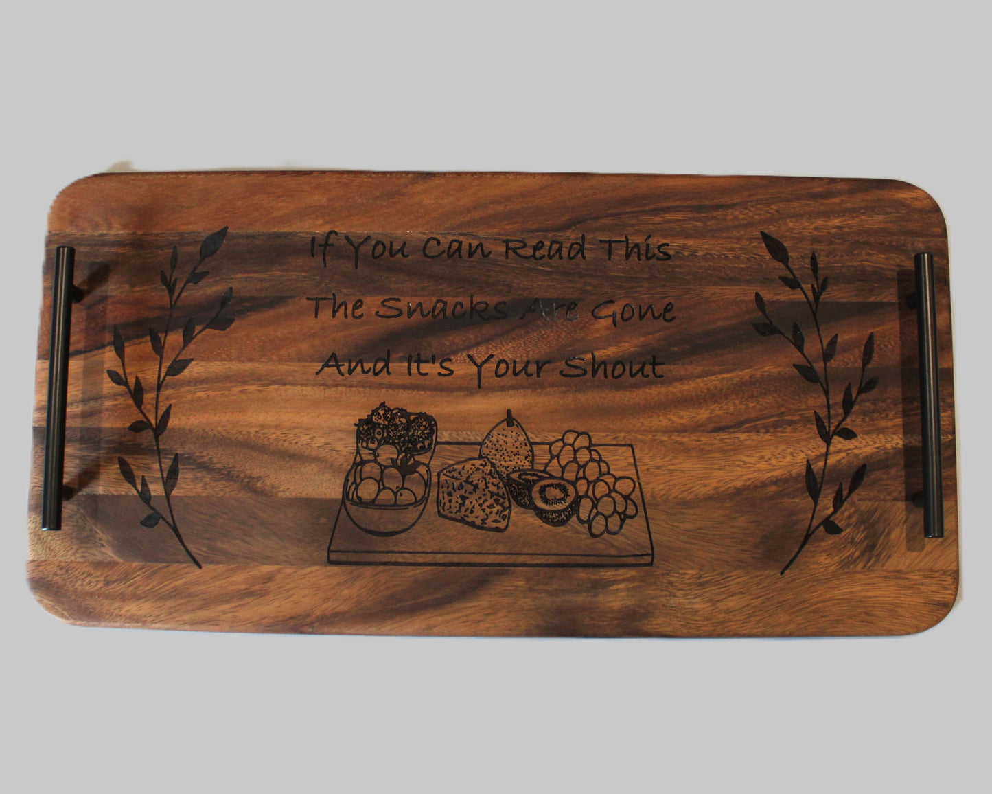 If You Can Read This Serving Tray - Leaves - Assorted Designs