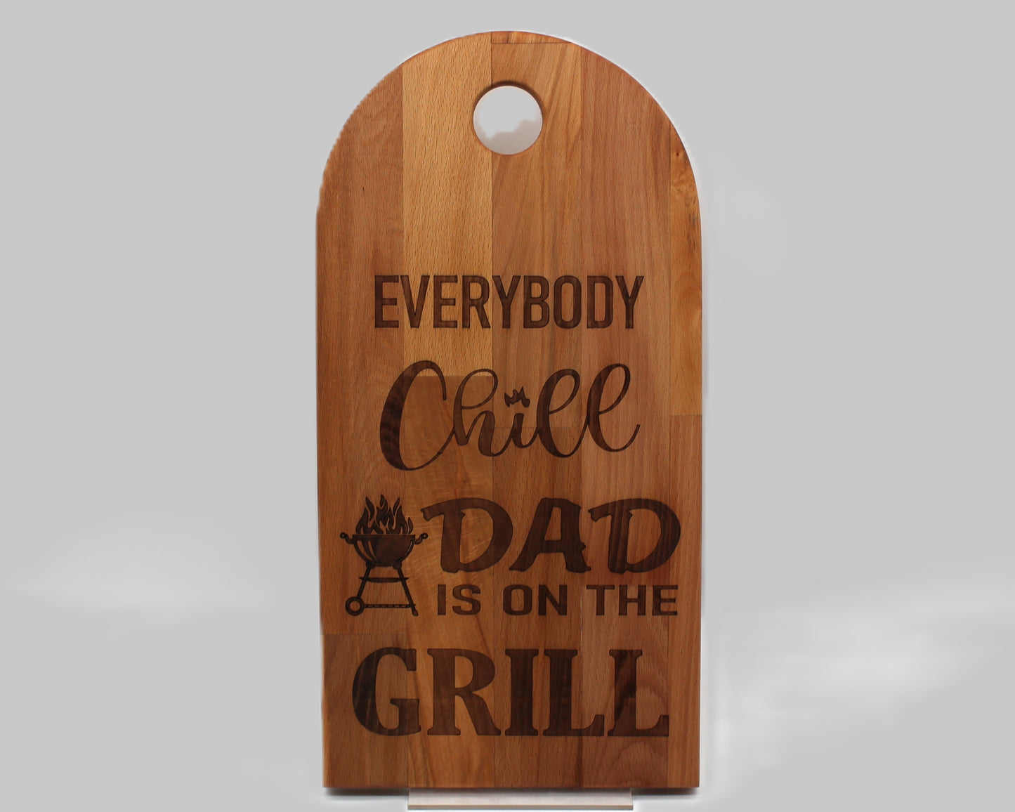 Arch Shaped Male - Everybody Chill Serving Board