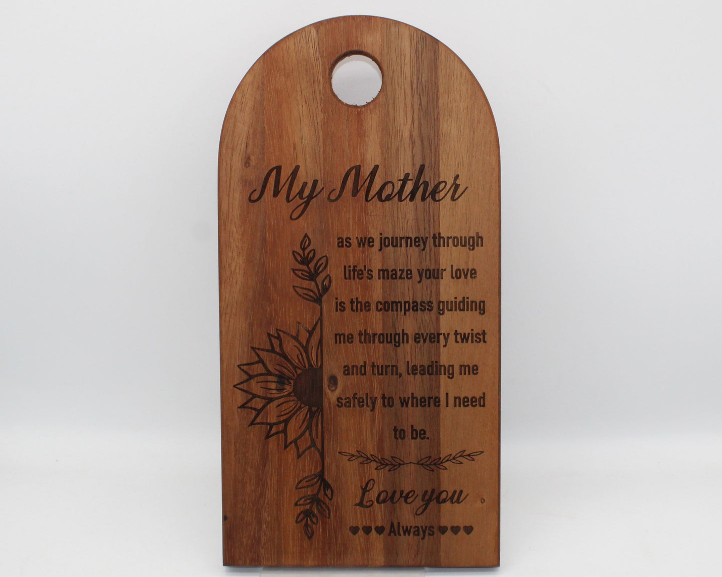 Arch Shaped Mother Serving Board