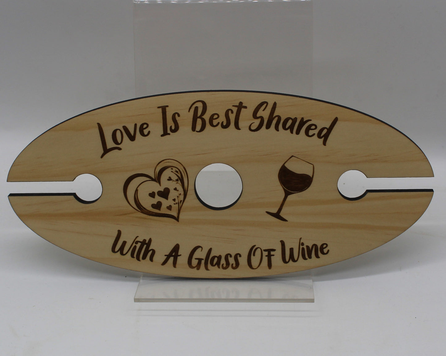 Wine Caddy - Love Is Best Shared