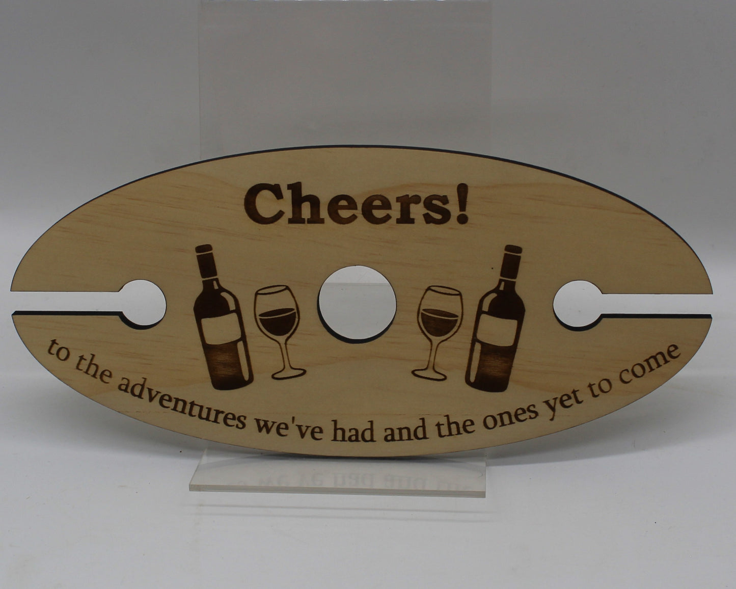 Wine Caddy - Cheers To The Adventures