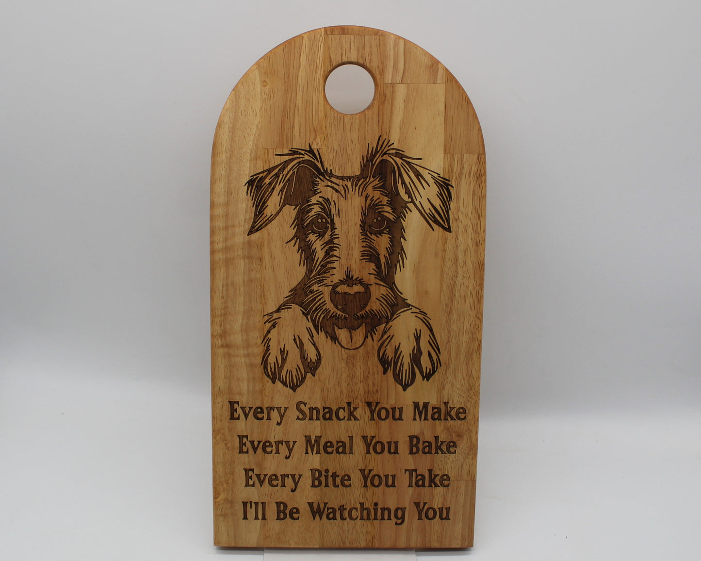 Arch Shaped Every Snack Serving Board - Scottish Deerhound