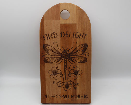 Arch Shaped Dragonfly Serving Board