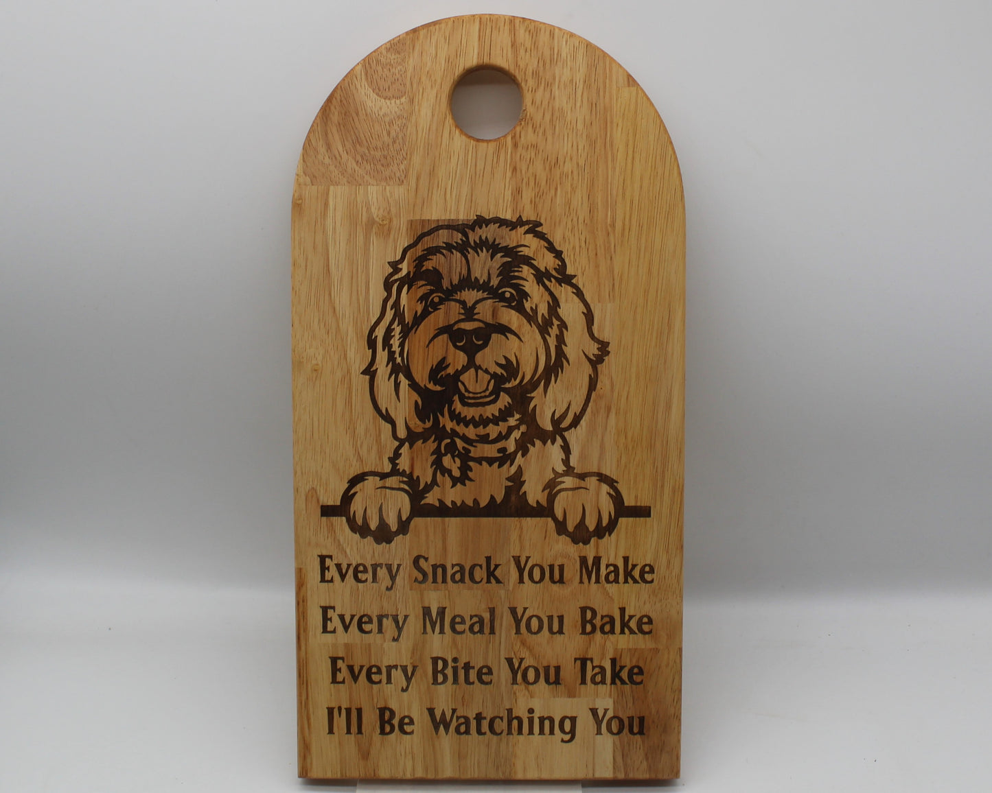 Arch Shaped Every Snack Serving Board - Labradoodle