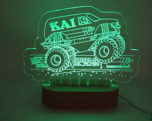 Monster Truck Night Light - Haisley Design