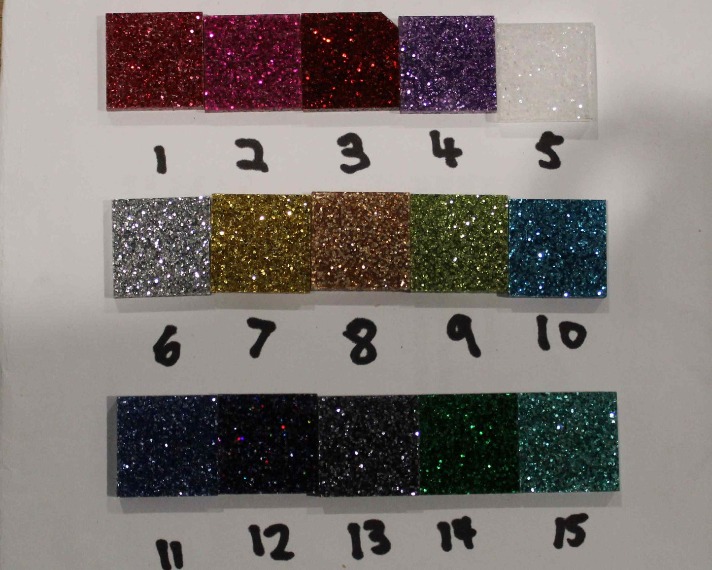 Glitter Letter Keychain Bag Tag