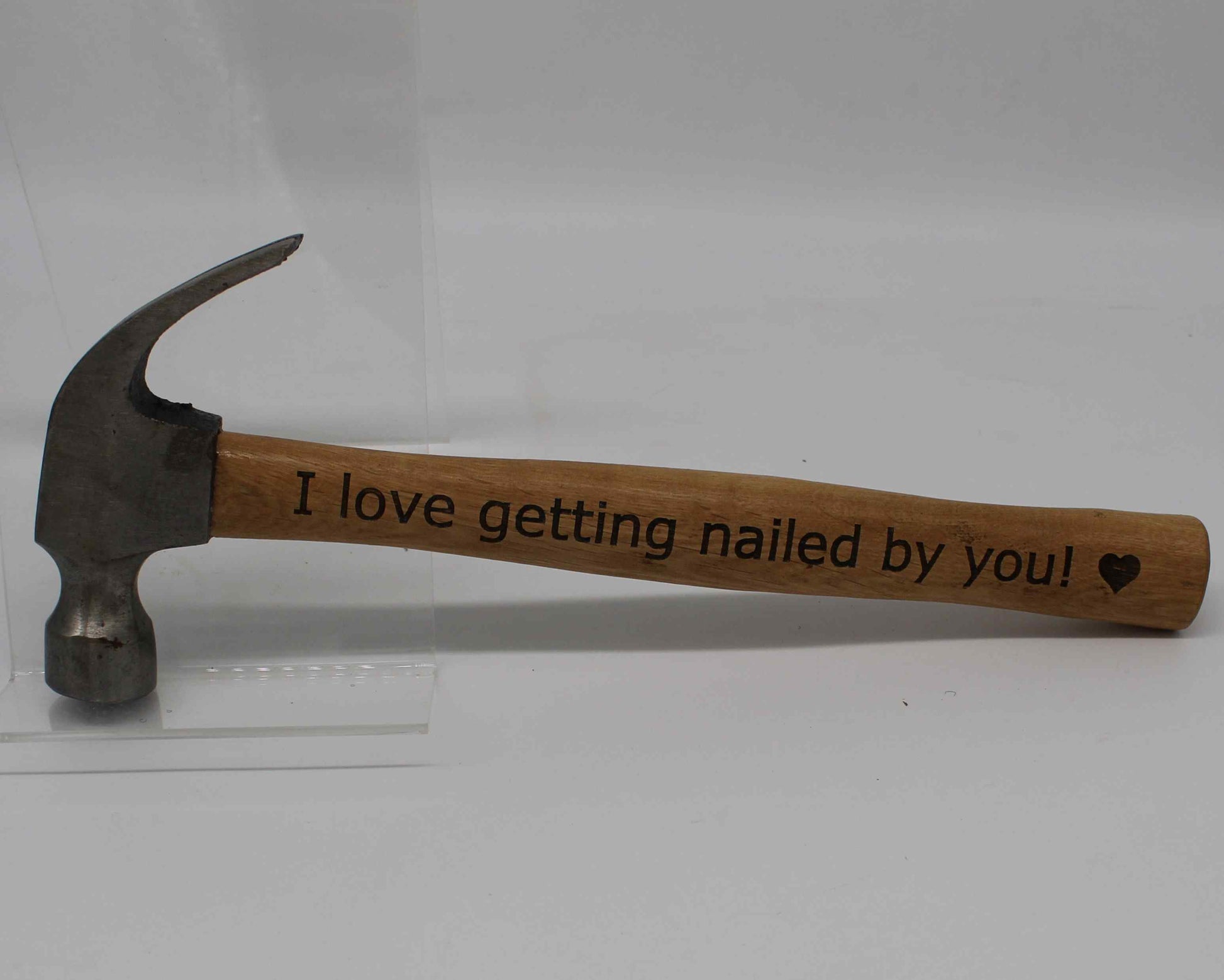 Engraved saying hammers - Haisley design