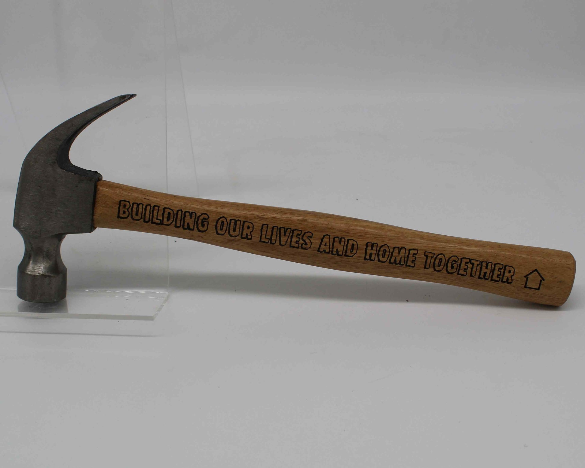 Engraved saying hammers - Haisley design