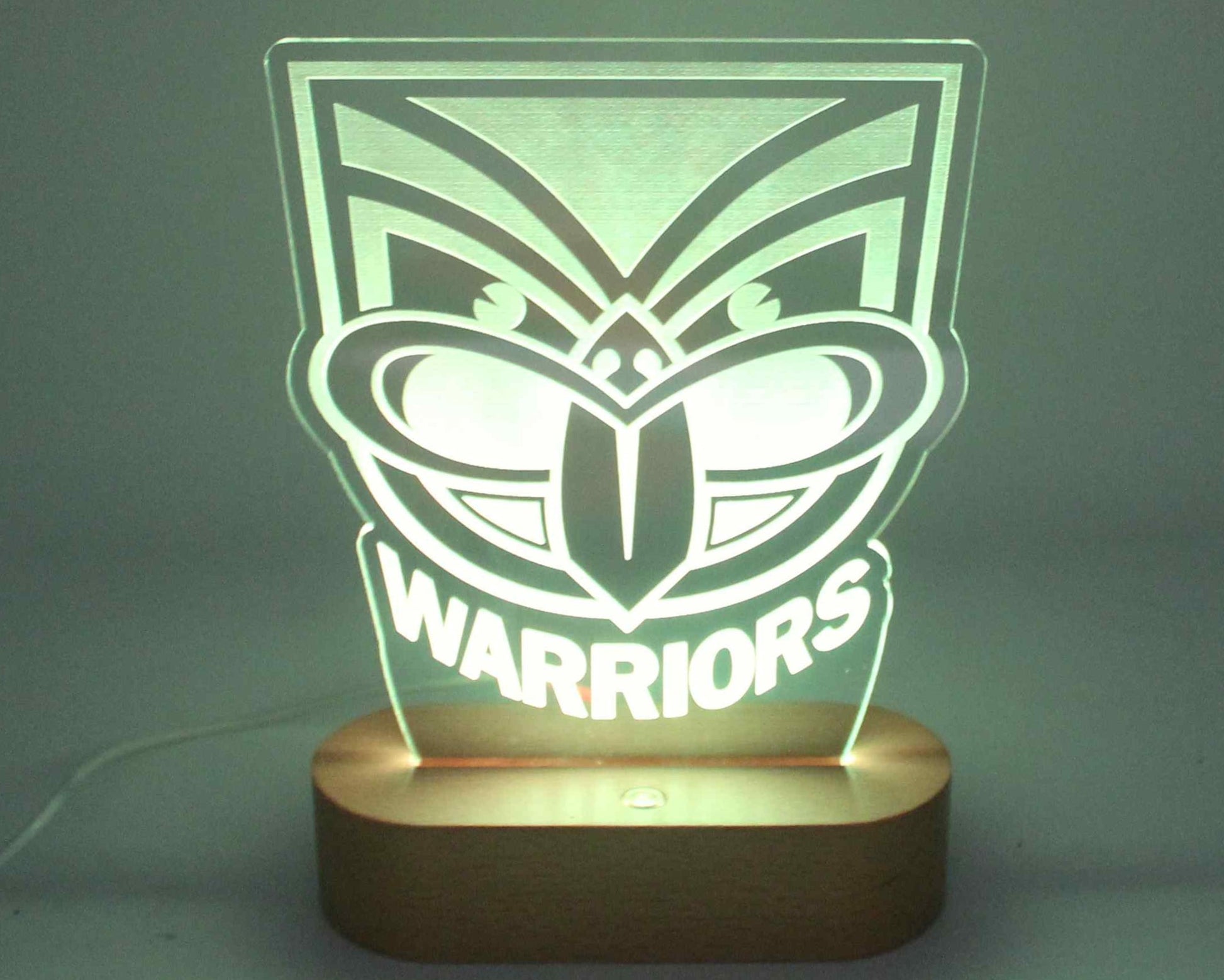 NRL Display Night Light Warrior - Haisley Design