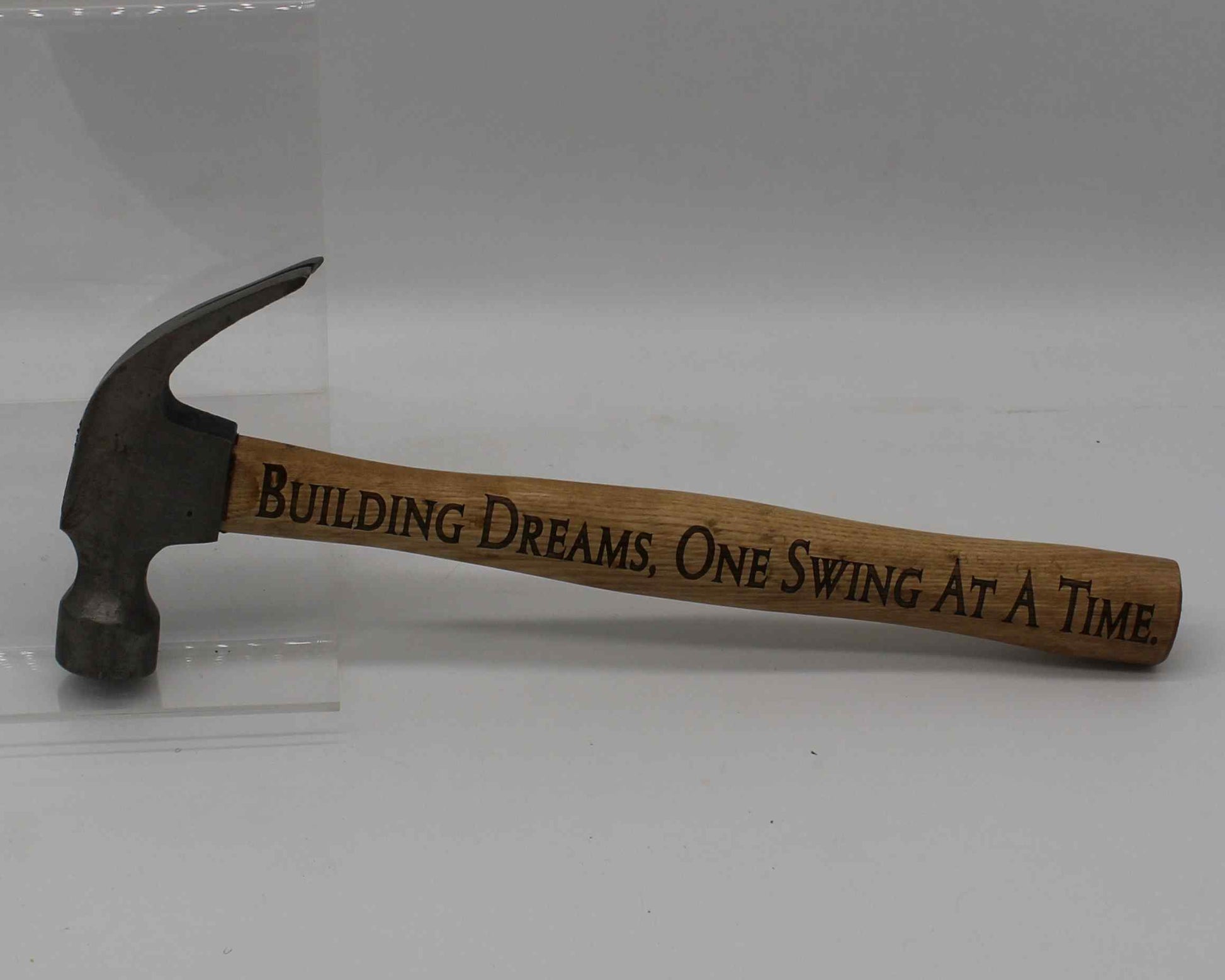 Engraved saying hammers - Haisley design