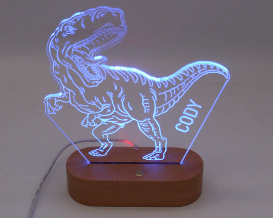 Dinosaur T-Rex Night Light - Haisley Design