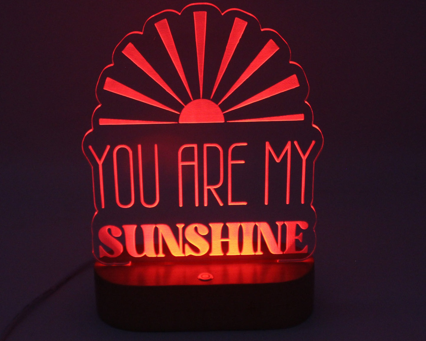 You Are My Sunshine Night Light