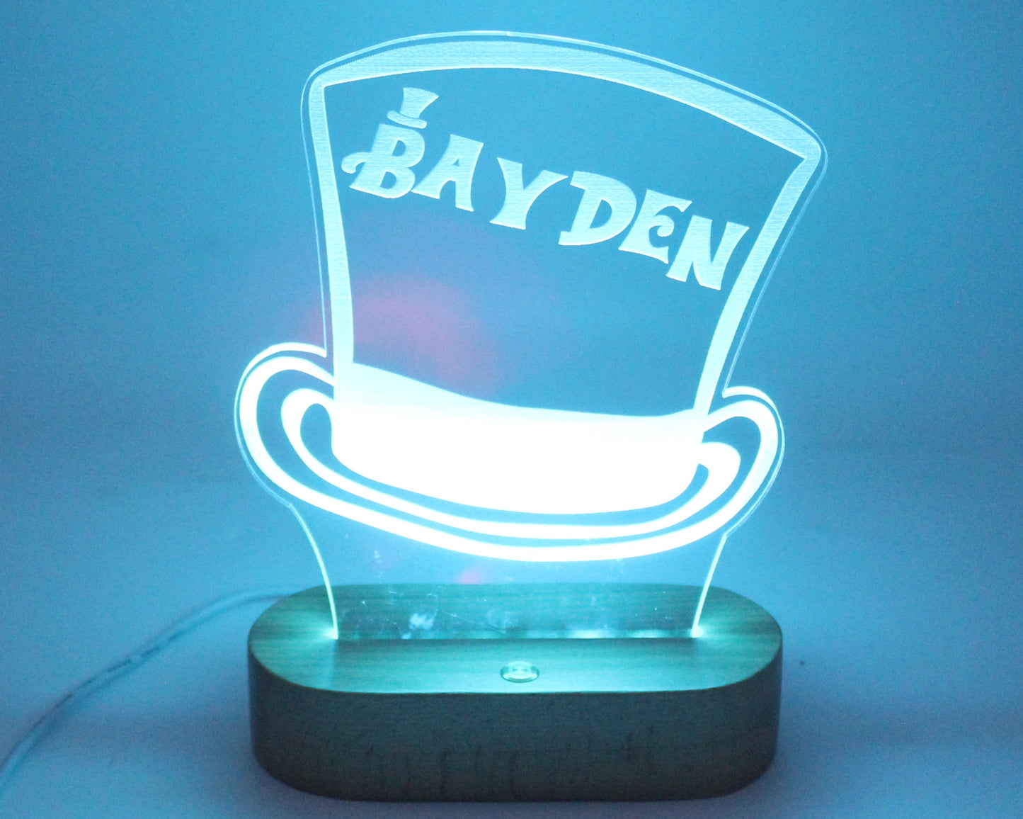 Hat Personalised Night Light