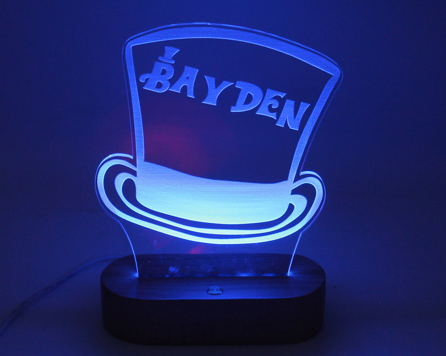 Hat Personalised Night Light