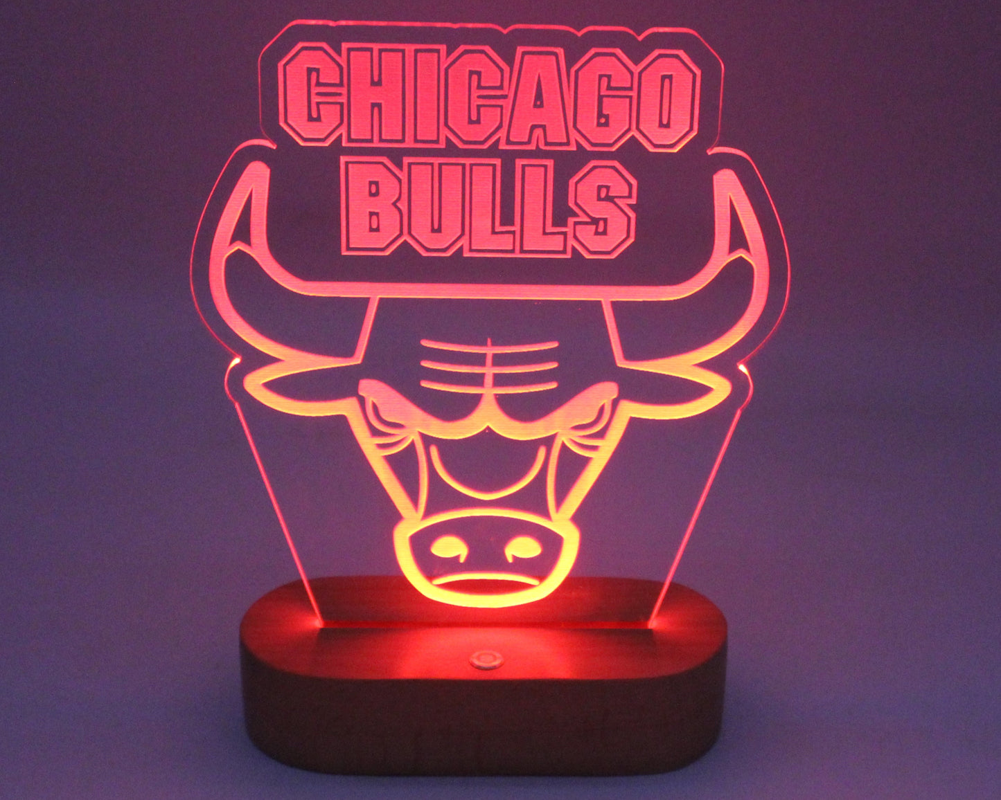 Basketball Bulls Night Light