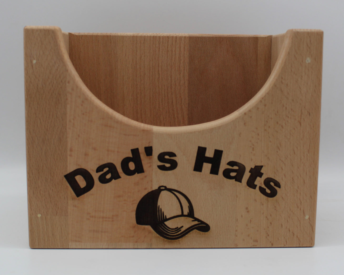 Wooden Hat Holder Dad's Hats Personalised