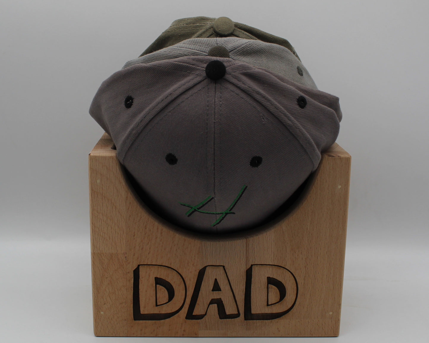 Wooden Hat Holder Dad Personalised