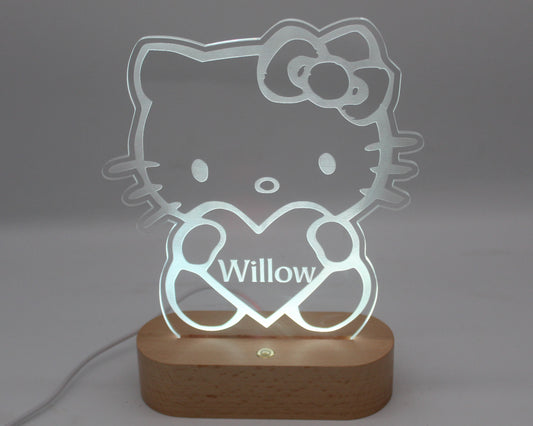 Hello Kitty Personalised Night Light