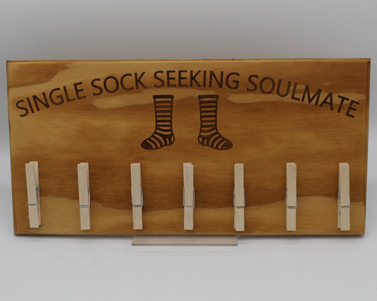 Laundry Sign - Single Sock Seeking Soulmate