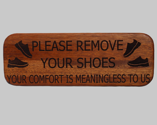 House Sign - Please Remove Your Shoes