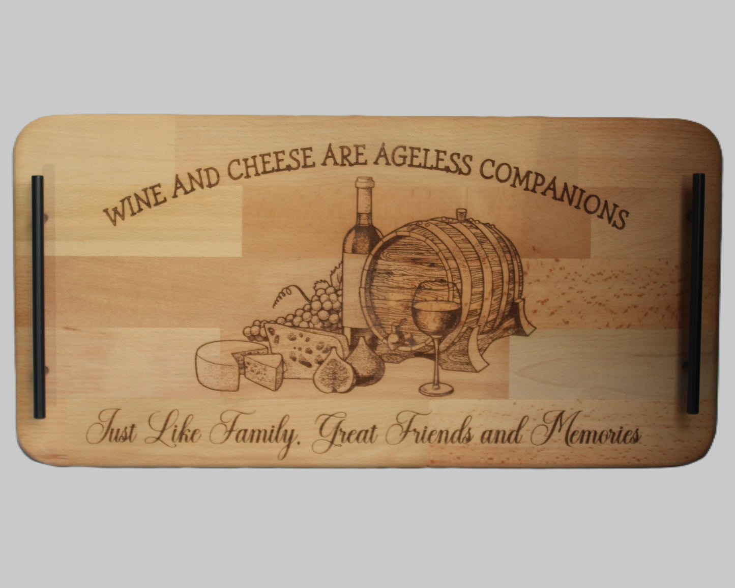 Wine And Cheese Serving Tray - Assorted Designs