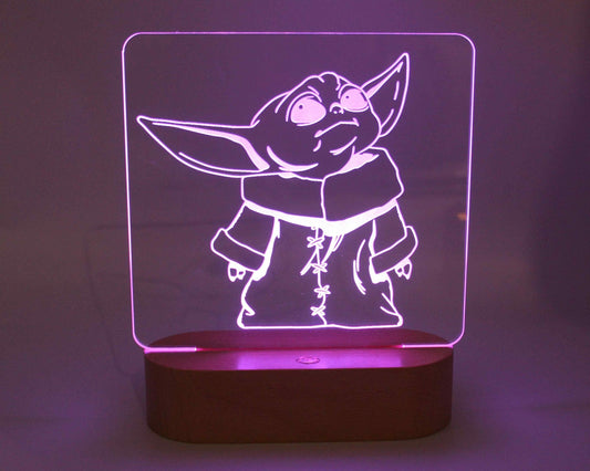 Baby Yoda Night Light - Haisley Design