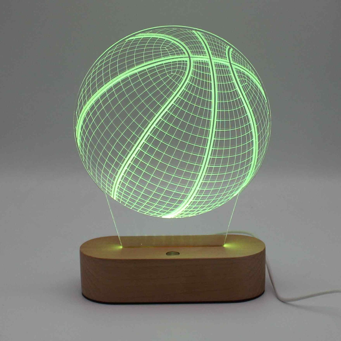 Basketball 3D Illusion Night Light - Haisley Design