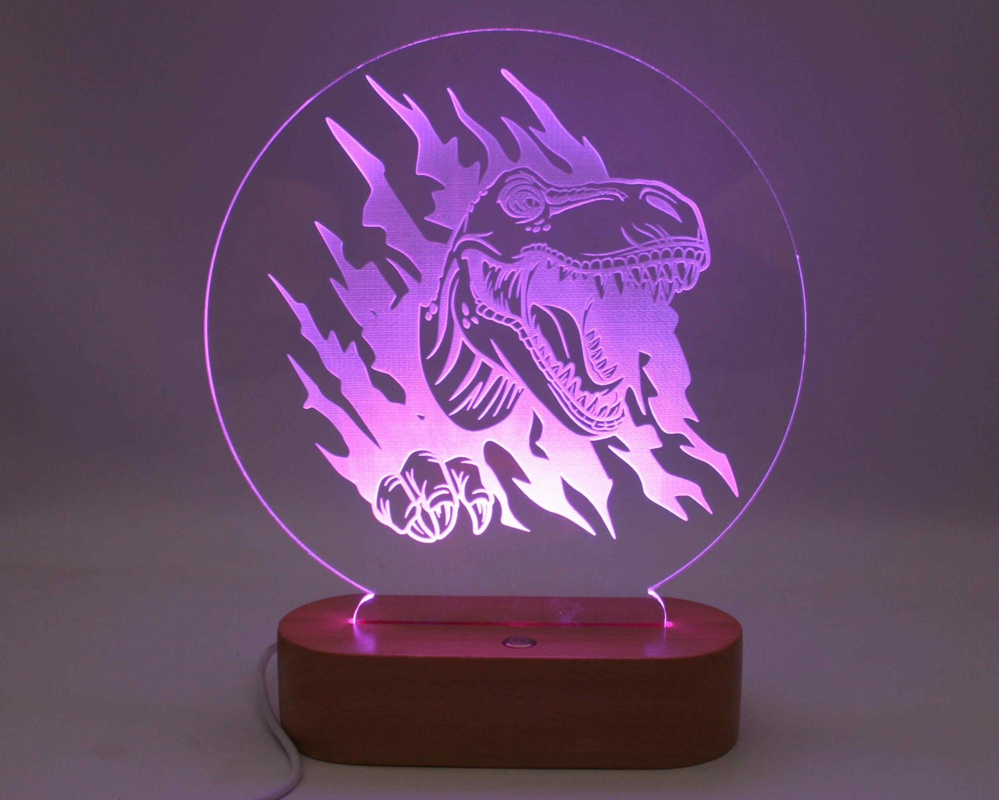 Dinosaur Flame Night Light - Haisley Design