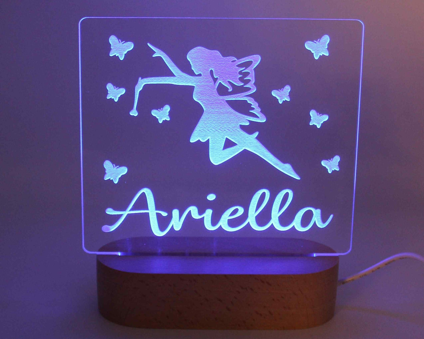 Fairy Personalised Night Light - Haisley Design