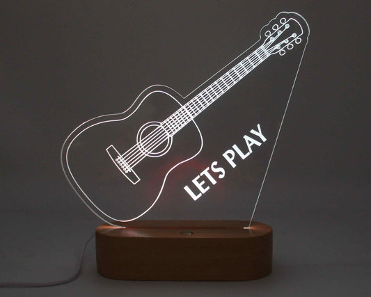 Guitar Night Light - Haisley Design