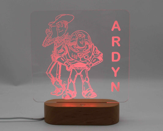 Toy Story Night Light Personalised - Haisley Design