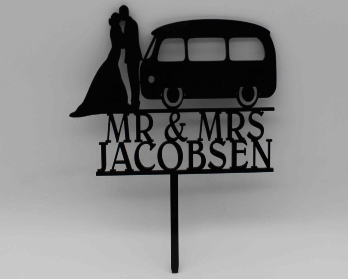 Wedding Cake Topper Personalized - Haisley Design